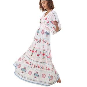 Hale Bob Los Angeles Neylan Embroidered Maxi Dress